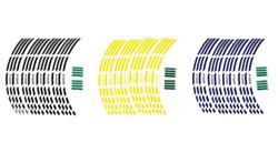 Felgenrandaufkleber für BMW K1200R & K1200R Sport