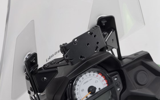 Navi-Halter im Cockpit. Schwarz. Kawasaki Versys 650 (14-21). - Bild 1