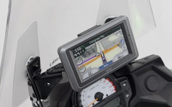 Navi-Halter im Cockpit. Schwarz. Kawasaki Versys 650 (14-21). - Bild 2 Navi-Halter im Cockpit. Schwarz. Kawasaki Versys 650 (14-21). - Bild 2