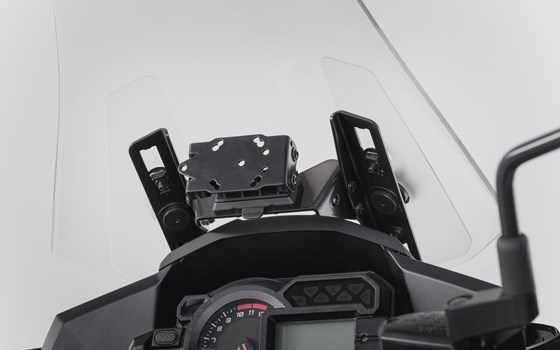 Navi-Halter im Cockpit. Schwarz. Kawasaki Versys 1000 (15-17). - Bild 1 Navi-Halter im Cockpit. Schwarz. Kawasaki Versys 1000 (15-17). - Bild 1