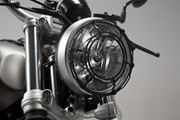 Scheinwerferschutz. Schutzgitter. Schwarz. BMW R nineT/Pure/Scrambler.