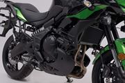 Sturzpad-Kit. Schwarz. Kawasaki Versys 650 (14-21).