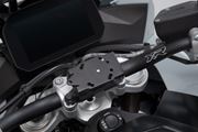 Navi-Halter am Lenker. Schwarz. BMW-Modelle.