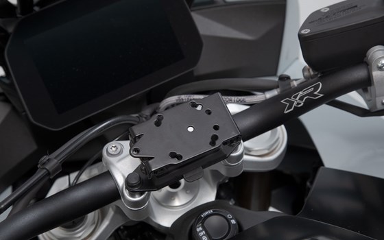 Navi-Halter am Lenker. Schwarz. BMW-Modelle. - Bild 1