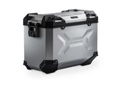 TRAX ADV L. Seitenkoffer. Aluminium. 45 l. Links. Silbern.