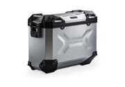 TRAX ADV M. Seitenkoffer. Aluminium. 37 l. Links. Silbern.