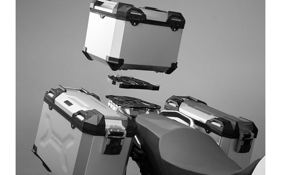 TRAX ADV Topcase. Aluminium. 38 l. Silbern. - Bild 2 TRAX ADV Topcase. Aluminium. 38 l. Silbern. - Bild 2
