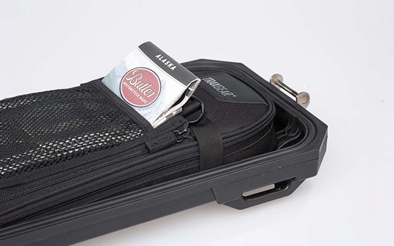 TRAX ADV M/L Deckel-Innentasche. Für TRAX ADV Seitenkoffer. 5x19x40 cm. Schwarz. - Bild 1