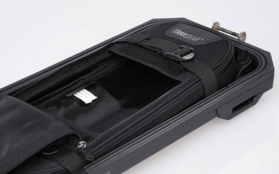 TRAX ADV M/L Deckel-Innentasche. Für TRAX ADV Seitenkoffer. 5x19x40 cm. Schwarz. - Bild 3
