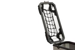 Deckelnetz M. 28,0 x 12,0 cm. Schwarz.