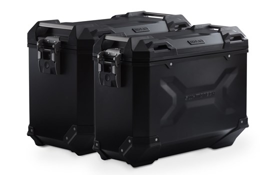 TRAX ADV Alukoffer-System. Schwarz. 45/37 l. Kawasaki KLR 650 (08-18). - Bild 1 TRAX ADV Alukoffer-System. Schwarz. 45/37 l. Kawasaki KLR 650 (08-18). - Bild 1