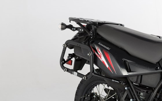 TRAX ADV Alukoffer-System. Silbern. 45/37 l. Kawasaki KLR 650 (08-18). - Bild 2