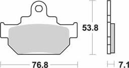 Bremsbelag SBS 570-581 Ceramic - Bild 2