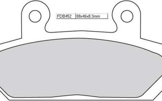 Bremsbelag Ferodo FDB 452 - Bild 1