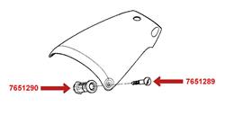 Verschluss Sitzbankabdeckung für BMW R1100S