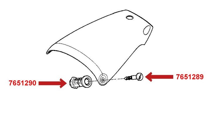 Verschluss Sitzbankabdeckung für BMW R1100S Verschluss Sitzbankabdeckung für BMW R1100S