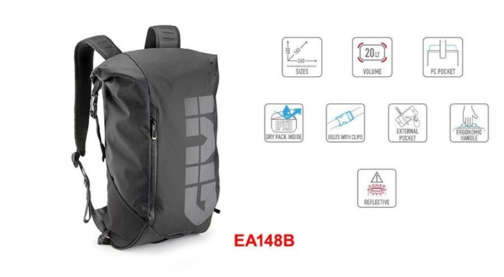 Wasserdichter Rucksack 20L für BMW R850C, R1200C Wasserdichter Rucksack 20L für BMW R850C, R1200C