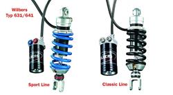Wilbers Federbein typ 641 R1150R hinten für BMW R850R, R1100R, R1150R & Rockster