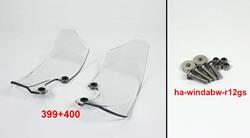 Windabweiser transparent für BMW R1200GS (04-12), R1200GS Adv (05-13) & HP2