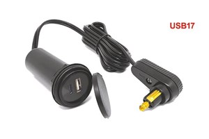 USB-Twin-Tankrucksackkabel (USB-A & USB-C) für BMW G650Xchallenge, G650Xmoto, G650Xcountry