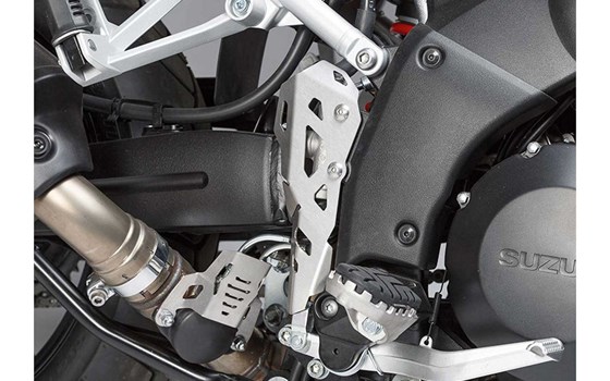 Bremspumpen-Schutz. Silbern. Suzuki V-Strom 1000 (14-19). - Bild 1