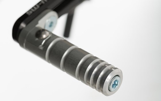 Schalthebel-Verlängerung. Verlängerung um 15 mm. Silbern. Universal. - Bild 3