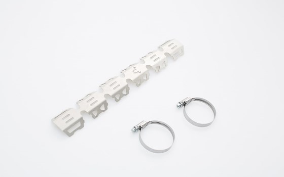 Krümmerschutz. Für Krümmer Ø 32-50 mm. Edelstahl. Silbern. - Bild 1