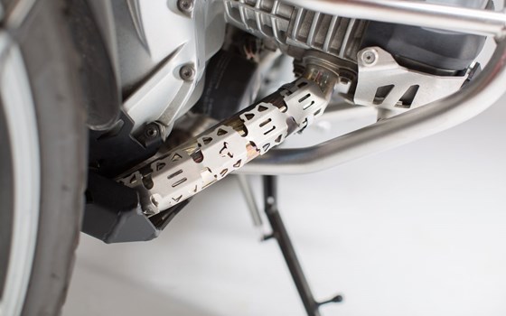 Krümmerschutz. Für Krümmer Ø 32-50 mm. Edelstahl. Silbern. - Bild 4