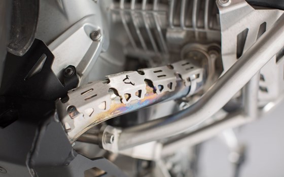 Krümmerschutz. Für Krümmer Ø 32-50 mm. Edelstahl. Silbern. - Bild 5