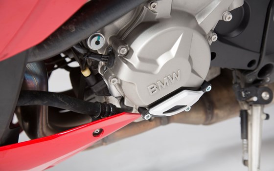 Motorgehäusedeckel-Schutz. Schwarz/Silbern. BMW S1000R / RR / XR. - Bild 2