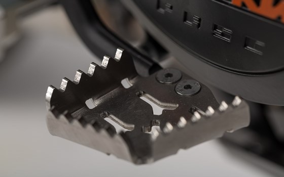 Fußbremshebel-Verbreiterung. Silbern. KTM Modelle. - Bild 2