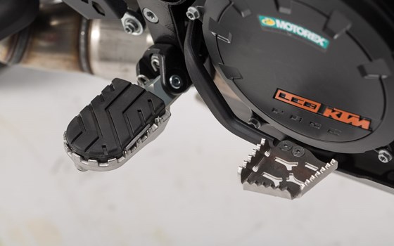 Fußbremshebel-Verbreiterung. Silbern. KTM Modelle. - Bild 3