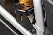 Bremsflüssigkeitsbehälter-Schutz. Schwarz. BMW R1200GS, R1250GS.