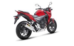 AKRAPOVIC-Slip-On-Auspuff, aus Titan mit Carbonkappe, MIT ABE, für HONDA CBR 400 R und CBR 500 R ab 2013, + 0,6 PS, - 1,4 kg AKRAPOVIC-Slip-On-Auspuff, aus Titan mit Carbonkappe, MIT ABE, für HONDA CBR 400 R und CBR 500 R ab 2013, + 0,6 PS, - 1,4 kg