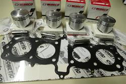 WISECO 553ccm BIG BORE-Kolbensatz, 59mm/10.0:1 für alle CB 500 Four `72-`78 und CB 550 Four `75-`79
