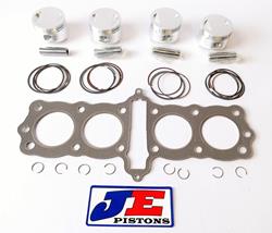 572ccm JE-Kolbensatz, 60mm/10.5:1 für alle CB 500 Four `72-`78 und CB 550 Four `75-`79