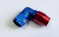 Alu-Fitting, 90° Block, -D8 (3/4-16UNF) Alu-Fitting, 90° Block, -D8 (3/4-16UNF)