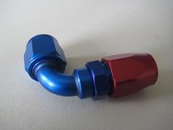 Alu-Fitting, 90° Rohr, -D8 (3/4-16UNF)