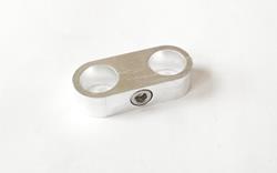 Alu-Schlauchhalter, -D8, verchromt, Preis pro Stück