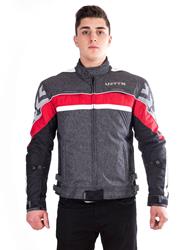 BELO LONDON Textiljacke schw./anthr./rot XS BELO LONDON Textiljacke schw./anthr./rot XS