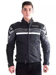 BELO LONDON Textiljacke schw./anthr./weiss L BELO LONDON Textiljacke schw./anthr./weiss L