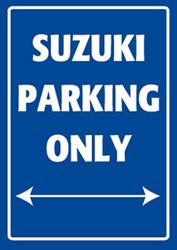 BIKE IT Parkschild Blech SUZUKI BIKE IT Parkschild Blech SUZUKI