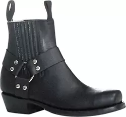 HACIENDA ANKLE Short Biker Glatte-Sohle schwarz 41 HACIENDA ANKLE Short Biker Glatte-Sohle schwarz 41