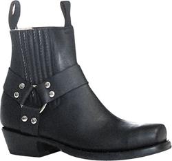 HACIENDA ANKLE Short Biker Glatte-Sohle schwarz 47 HACIENDA ANKLE Short Biker Glatte-Sohle schwarz 47