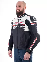 IXON EXOCET Lederjacke schwarz/weiss/rot S IXON EXOCET Lederjacke schwarz/weiss/rot S