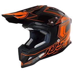 JUST1 J12 CARBON FLUO Helm carbon/orange M JUST1 J12 CARBON FLUO Helm carbon/orange M
