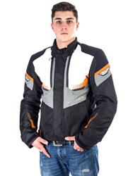 MACNA FREQUENCE Textiljacke schwarz/weiss/orange XL MACNA FREQUENCE Textiljacke schwarz/weiss/orange XL
