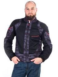 MACNA SUNRISE Mesh/Textiljacke schwarz/rot/camo S MACNA SUNRISE Mesh/Textiljacke schwarz/rot/camo S