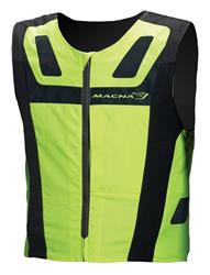MACNA VISION 4 ALL PLUS Warnweste neongelb/schwarz XS-S MACNA VISION 4 ALL PLUS Warnweste neongelb/schwarz XS-S