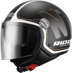 NZI CAPITAL DUO NUMBER ONE Jethelm schwarz/weiss XL NZI CAPITAL DUO NUMBER ONE Jethelm schwarz/weiss XL